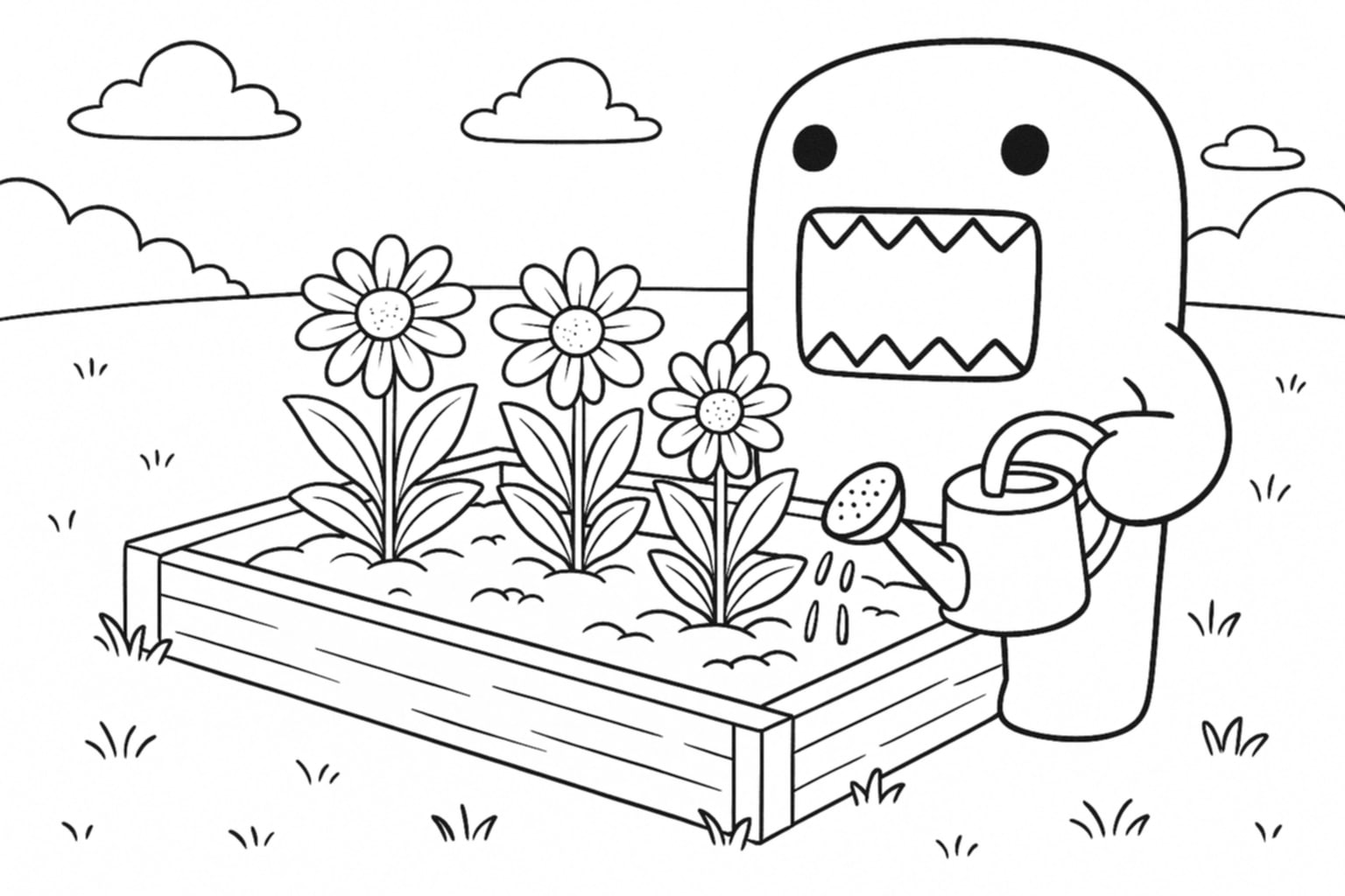 Domo Watering Flowers